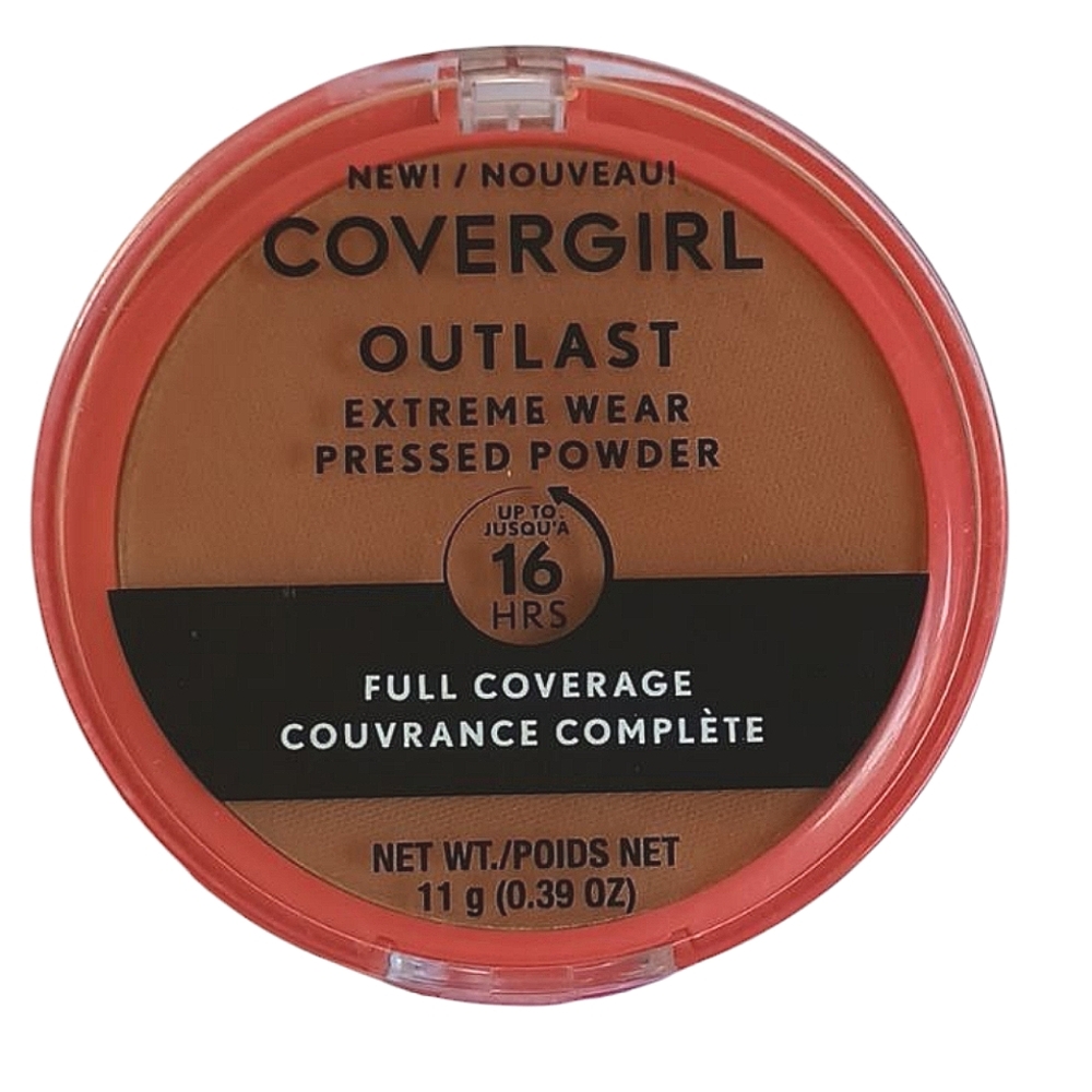 3 x Covergirl Outlast Pressed Powder, Extreme Wear, Toasted Almond 870